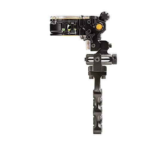 Trophy Ridge Hotwire 3-Pin Sight - Black Archery Scope with Fiber Optic Pins & Tool-less Adjustment