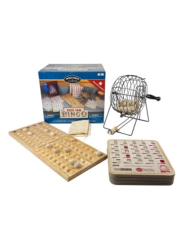Front Porch Classics State Fair Bingo Game Set with Wooden Balls & Scoring Board