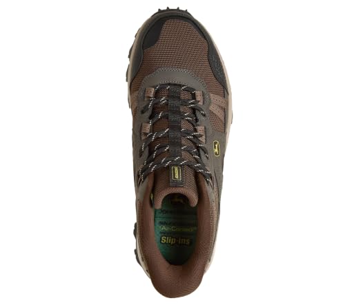 Skechers Men's John Deere Trail Inspired Mid Top Slip-On Shoes - Size 10.5, Brown