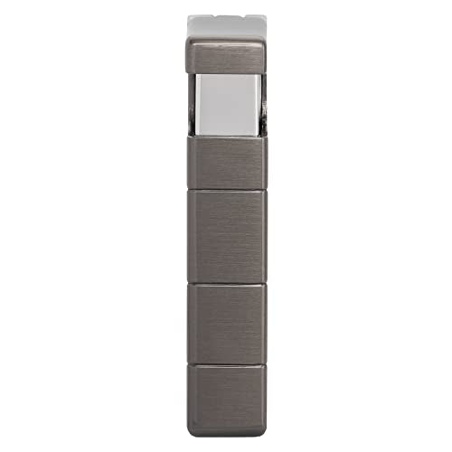 Xikar EX Single Jet Flame Lighter Gunmetal Windproof Cigar Torch - Easy Fuel Adjustment