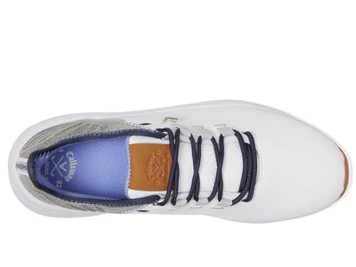 Callaway La Jolla Spikeless Golf Shoes - White Navy / Size 7.5