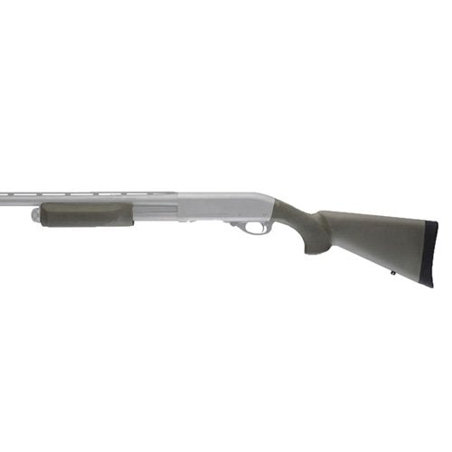 Hogue Remington 870 20 Gauge OverMolded Shotgun Stock Kit with Forend, OD Green - 08217