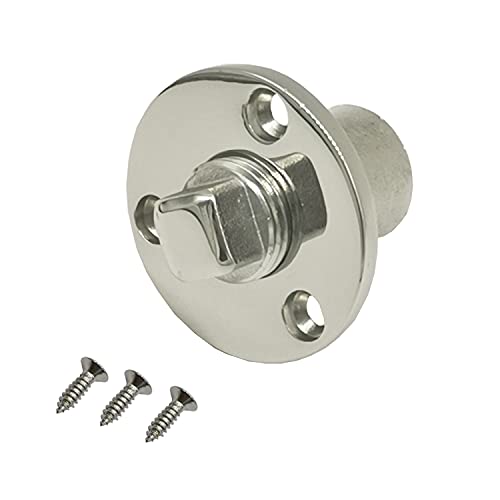 Marine Boat Drain Plug Kit for 1 Inch Hole - Vent & Drain Fitting