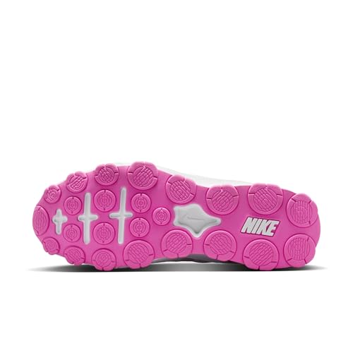 Nike Women's Reax 8 TR Mesh Training Shoes - White/Metallic Silver/Pink, Size [Insert Size]