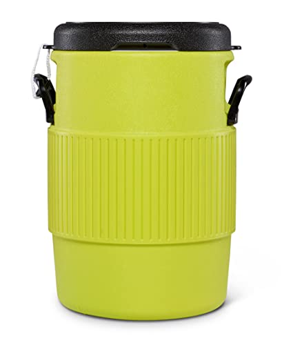 Acid Green 10 Gallon Igloo Sports Cooler with Spout & Handwashing Station