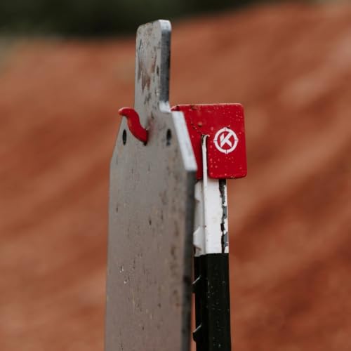 KRATE Tactical Patriotic Elephant T-Post Target Hanger (4 Pack) for Shooting Practice