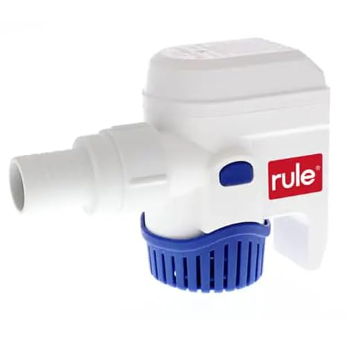 Rule RM1100B Auto Submersible Bilge Pump 12V 1100 GPH - Standard Edition