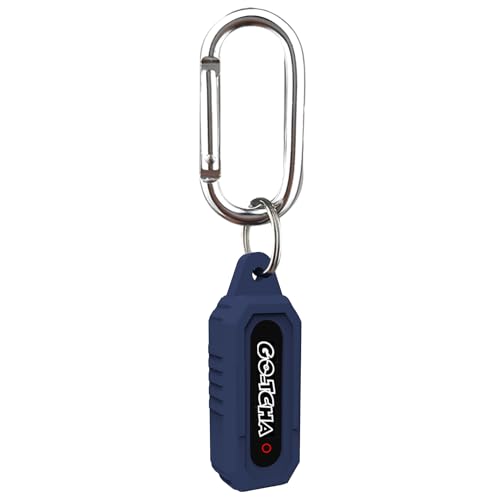 Silicone Case for Go-Tcha with Keychain Carabiner - Blue