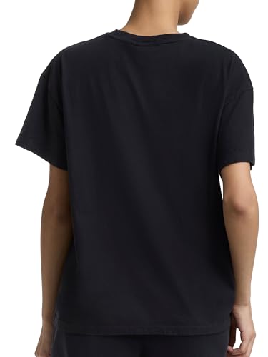 Champion Women's Classic Short Sleeve T-Shirt Black Medium Script Logo