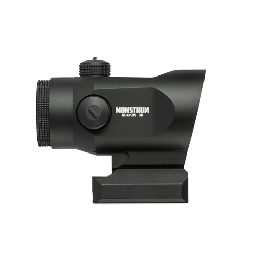 Monstrum Ruckus 3X Prism Scope with Shake Awake - DX1 Reticle
