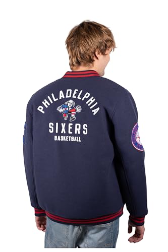 Men’s NBA Varsity Jacket - Philadelphia 76ers Small Team Color