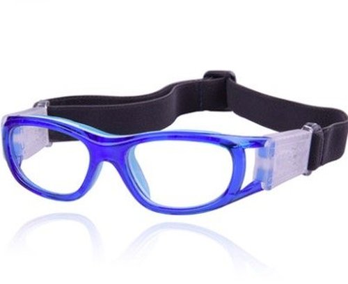 VOLOCOVER（TM Unisex Kids Protective Sports Goggles Glasses for Basketball Football Volleyball Squash Hockey (Blue)