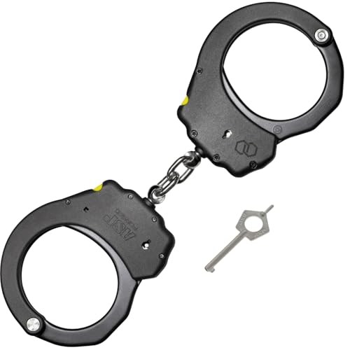 ASP Plus Cuffs Keyless Double-Locking Aluminum Chain Handcuffs - Ultra Plus 1 Pawl