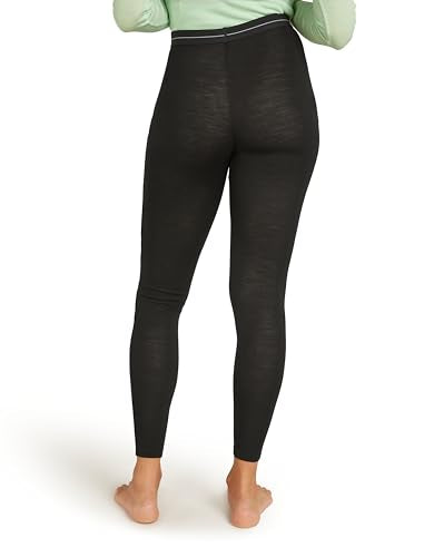 Women's Merino Wool Leggings - 175 Everyday Comfort Black Medium