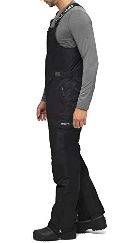 Men's Insulated Avalanche Bib Overalls - Waterproof Snow Pants for Winter