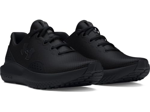 Under Armour Men's Charged Surge 4 Sneakers - 12 X-Wide Black/Black/Black