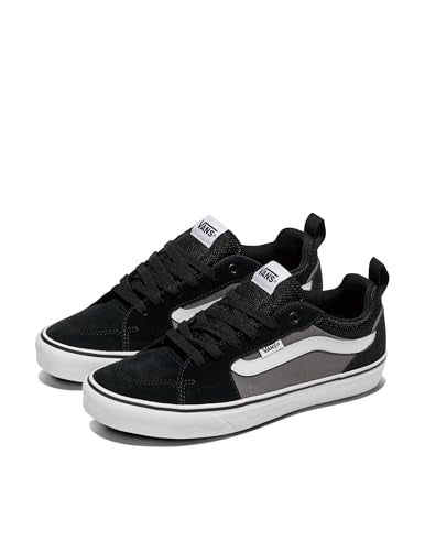 Vans Men's Filmore Sneakers Black Pewter Size 11.5 Low Top Skate Shoes