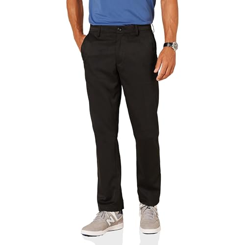 Men's Straight-Fit Golf Pants with All-Day Stretch - Black, 38W x 30L