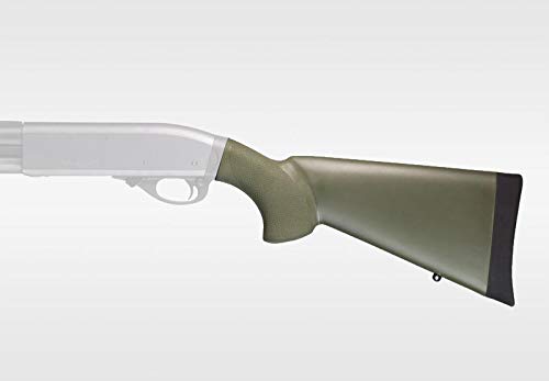 Hogue Remington 870 20 Gauge OverMolded Shotgun Stock Kit with Forend, OD Green - 08217