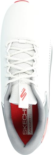 Skechers Men's Max 3 Arch Fit Golf Shoe Grey/Red - Size 9