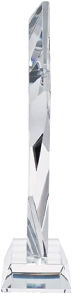 10 Custom Crystal Trophy - 8" Personalized Apex Award with Engraving