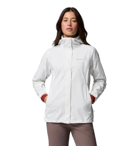 Columbia Women’s Arcadia II Waterproof Rain Jacket - Medium Sea Salt