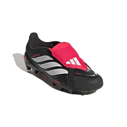 adidas Predator League Fold-Over Soccer Cleats Kids Blue, 5 Big Kid