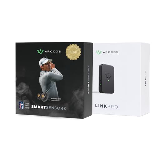 Arccos Smart Sensors Bundle Smoke/Black - Gen 4 Golf Shot Tracking & Membership