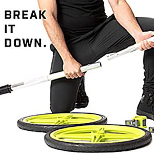 AXLE Home Gym Workout Barbell Weight Set, Strength Training and Collapsible Weight Bar for Deadlift, Pilates, Vertical & Horizontal-Plane Exercises for Men, Women, and Youth