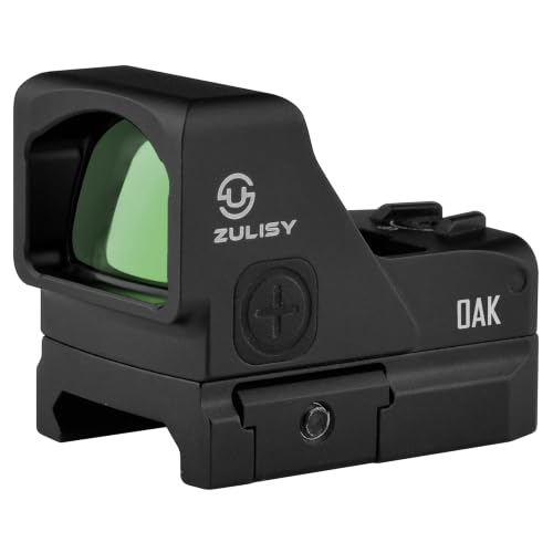 ZULISY 3MOA Green Micro Red Dot Sight for RMR Footprint, 24mm Large Window