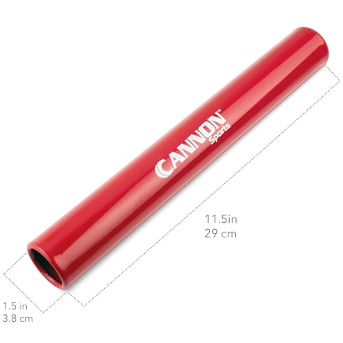 Relay Baton Aluminum Track & Field Relay Baton - Red - 11.5 Inch