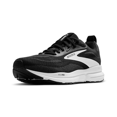 Brooks Women’s Trace 4 Neutral Running Shoe - Black/Grey/White, Size 6.5