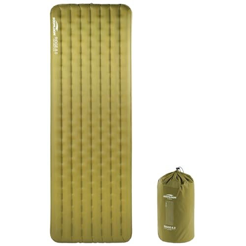 Extreme Cold Weather Camping Air Sleeping Pad with Pump Bag - R-Value 8, Lightweight & Compact