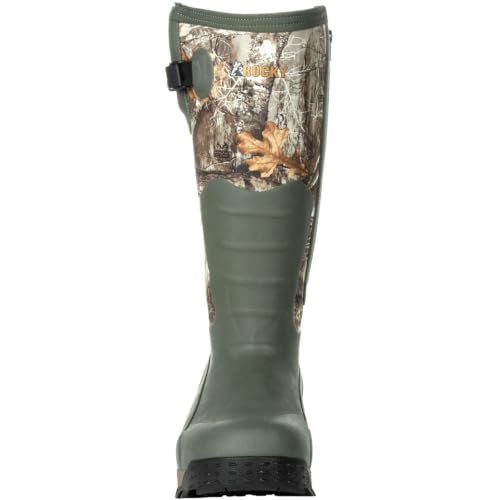 Rocky Men’s Sport Pro Insulated Hunting Boots Realtree Edge Side-Zip 1200g Waterproof