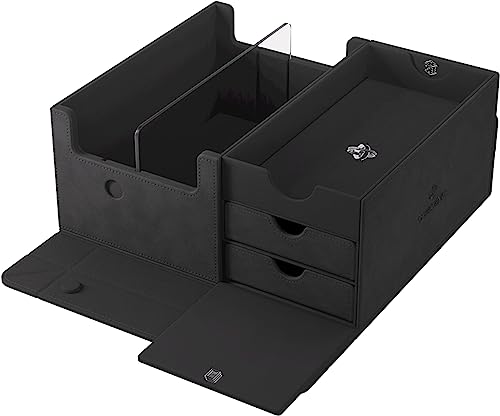 Gamegenic Game's Lair 600+ Convertible Deck Box - Black, Card Storage & Protector