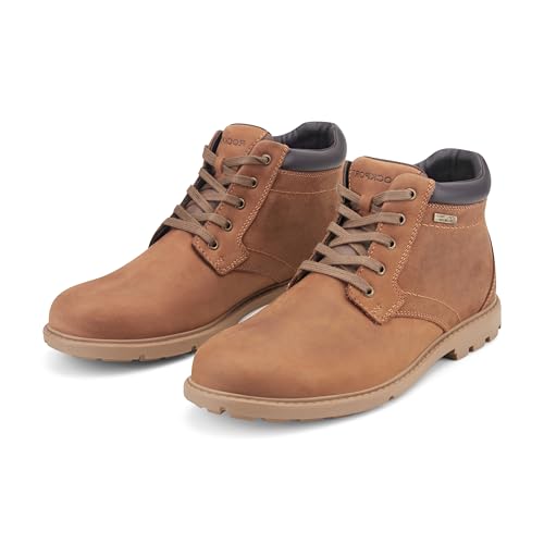 Rockport Men's Rugged Waterproof Buckle Boots - Boston Tan 6.5 Wide