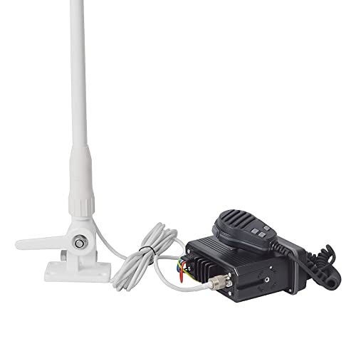 UAYESOK 48 Inch Fiberglass Marine VHF Antenna with 7m Coax Cable