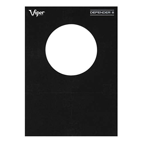 Viper Defender III Dartboard Wall Protector Black - Fits 17.75" & 18" Bristle Dartboards