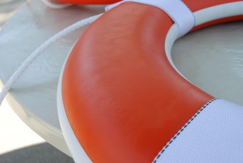 Taylor Made 24-Inch Coast Guard Approved Life Ring - White, Throwable Safety Device