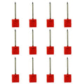 12 Pack Archery Target Pins for Holding Target Face Paper on EVA Foam - Sturdy Plastic & Steel