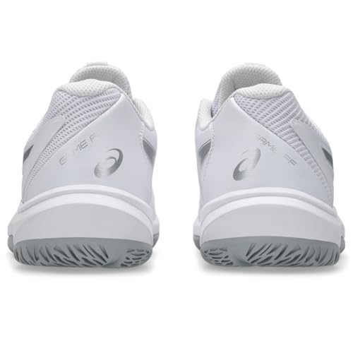 ASICS Women's Game FlyteFoam Tennis Shoes White/Pure Silver Size 8