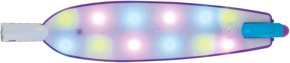 Razor Kick Scooter - Lightweight Steel Frame with Multi-Color LED Light-Up Deck | For Kids 6+