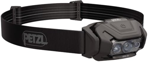 Rechargeable Petzl ARIA 2R RGB Headlamp 625 Lumens Black - Tactical, Waterproof