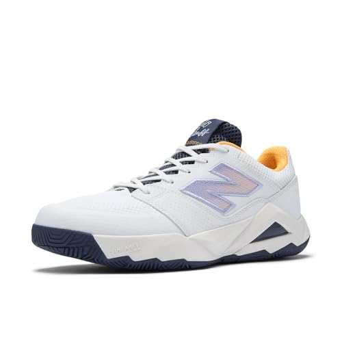 New Balance Men's Coco Delray Sneakers - White/Navy, 12 - Versatile Court & Street Shoe