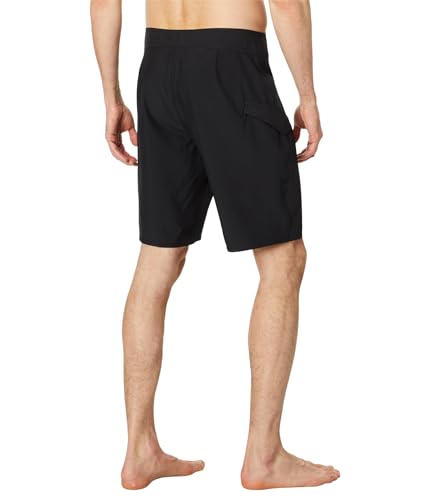 Men's 20 Inch Mod Tech Boardshort Swim Trunk - Black, 30/Black