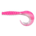 Pink 3-Inch Soft Plastic Fishing Worms - 10 Pack for Bass & Panfish