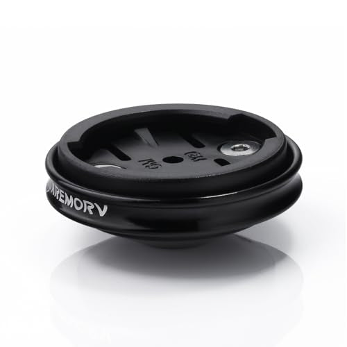 Bike Stem Top Cap Computer Mount for Garmin Edge - Black