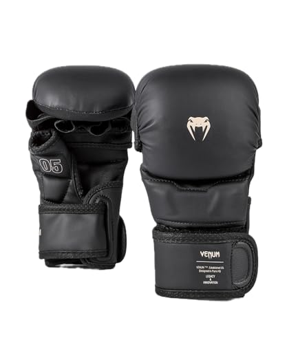 Venum Impact Evo MMA Sparring Gloves - Black, Small
