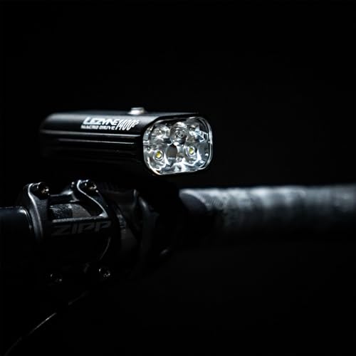 LEZYNE Macro Drive 1400 Lumens Bicycle Front Light Satin Black USB-C Rechargeable IPX7 Waterproof