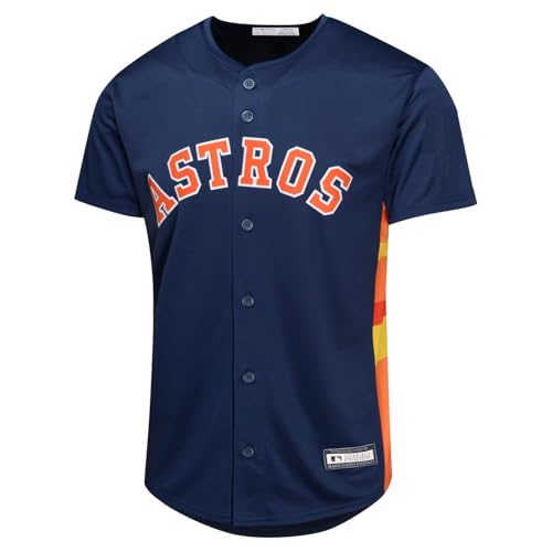 MLB Kids Youth Player Jersey - Houston Astros Jose Altuve Navy Alternate 10-12